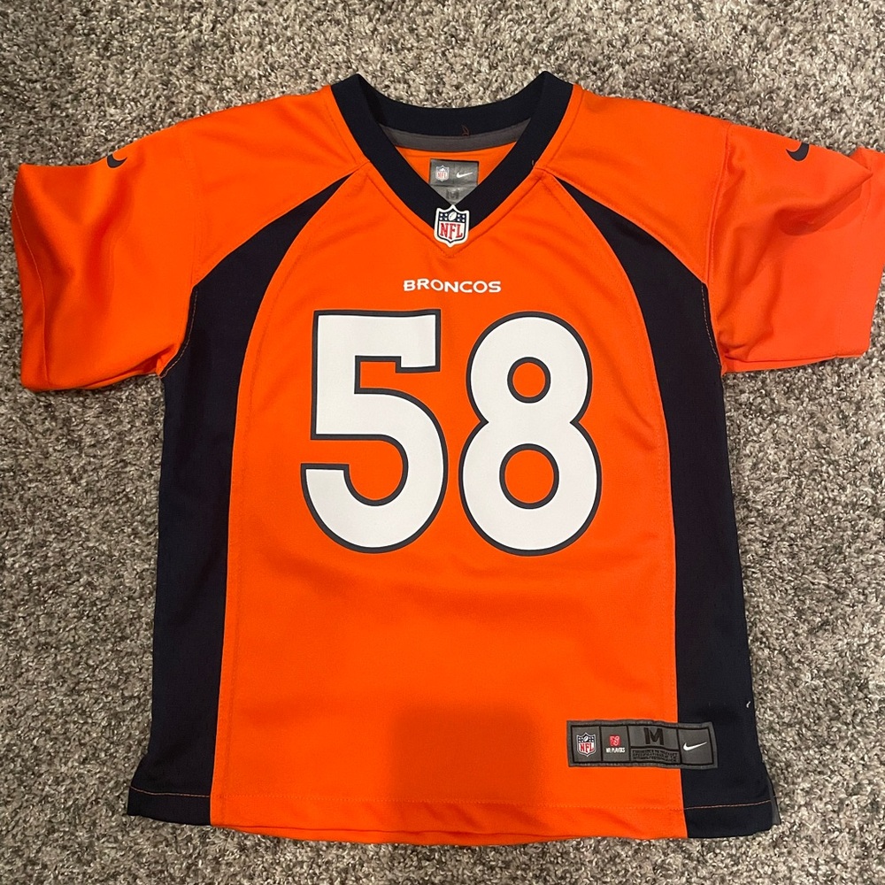 Nike Kid’s Denver Broncos Von Miller Replica Jersey.  Size Medium (5/6)